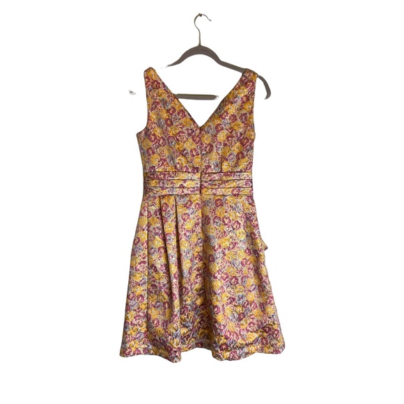 Zac Posen Target Metallic Brocade Mini Dress Nikki Hilton - Picture 3 of 8